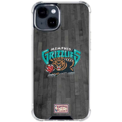 NBA Memphis Grizzlies Hardwood Classics iPhone 15 Clear Case